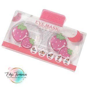 New Strawberry gel freezer eye mask